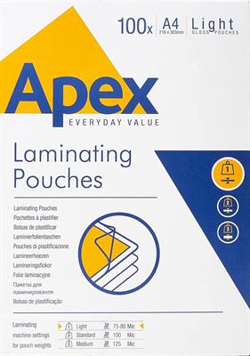 POUCHES POLIES.APEX      A3      080 MY SC 100 PZ